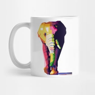 wpap elephant artwork Mug